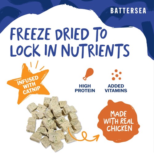 Battersea Chicken & Catnip Freeze Dried Bites