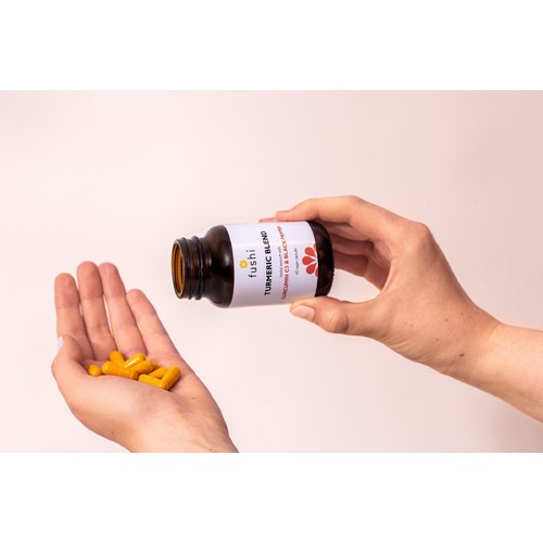 Fushi Tumeric C3 & Bioperine Extract Supplement Capsules 
