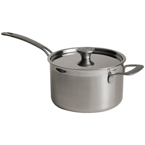 M&S X Tom Kerridge Stainless Steel 20cm Saucepan, Silver