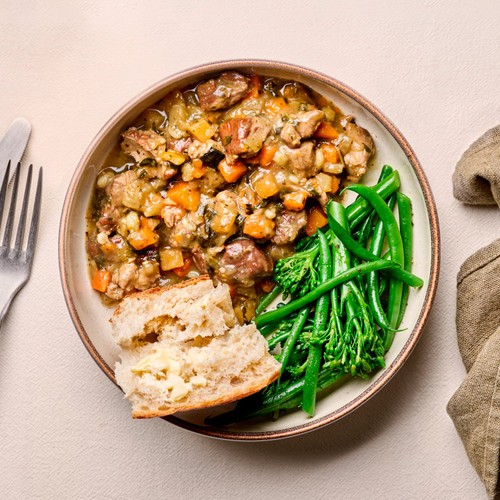 The Newt in Somerset Beef, Red Wine & Lentil Stew