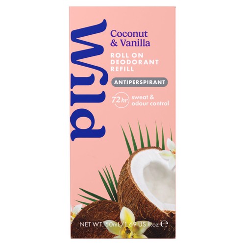 Wild Coconut & Vanillla Antiperspirant Roll On Refill