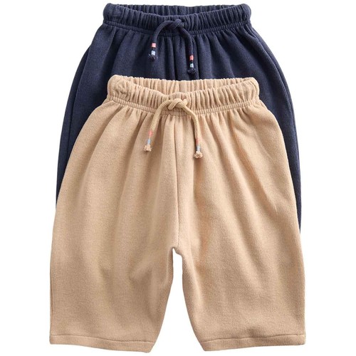 M&S Boys Cotton Rich Joggers, 18-24 Months, Navy Mix