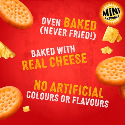 Jacob's Mini Cheddars Red Leicester Multipack Snacks