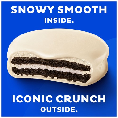 Oreo Snowy Enrobed White Chocolate Coated Biscuits
