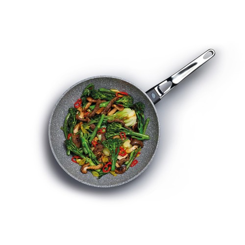 MasterClass Cast Aluminium Non-Stick Wok 28cm(11'')