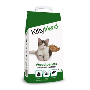 Sanicat Kittyfriend Wood Pellet Absorbent Cat Litter