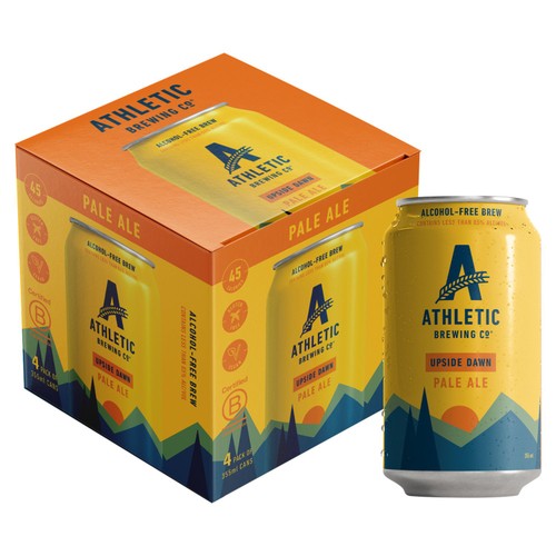 Athletic Brewing Co Upside Dawn Pale Ale Alcohol Free