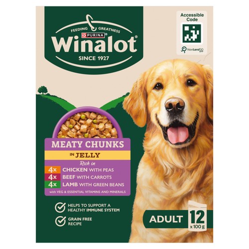 Winalot Meaty Chunks Mixed in Jelly Wet Dog Food