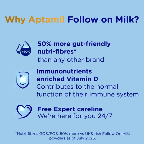 Aptamil 2 Follow On Baby Milk Formula Powder 6-12 Months Big Pack