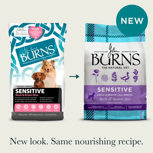 Burns Sensitive Adult/Senior Duck & Brown Rice Dry Dog Food