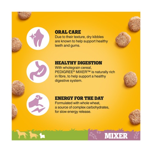 Pedigree Dry Small Breed Adult Dog Food Mixer