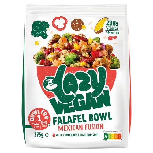 Lazy Vegan Falafel Bowl Mexican Fusion