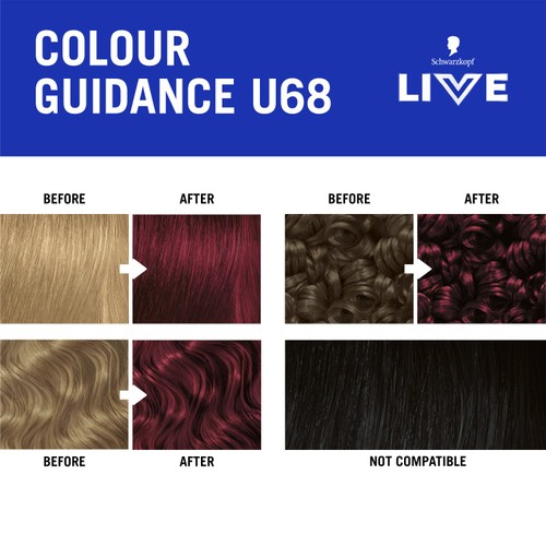 LIVE Intense Colour U68 Ruby Glaze