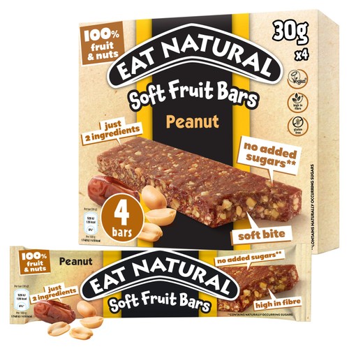 Eat Natural Peanut & Date Soft Fruit Bars