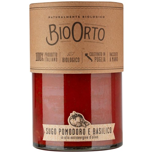 Bio Orto Organic Tomato & Basil Pasta Sauce
