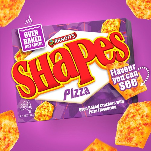 Arnott's Shapes Pizza Snack Crackers
