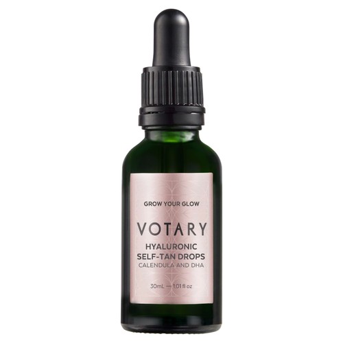 VOTARY Hyaluronic Self-Tan Drops, Calendula and DHA