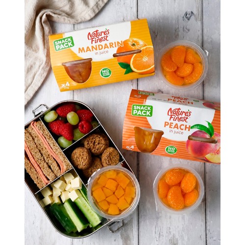 Nature's Finest Fruit Pots Peach in Juice