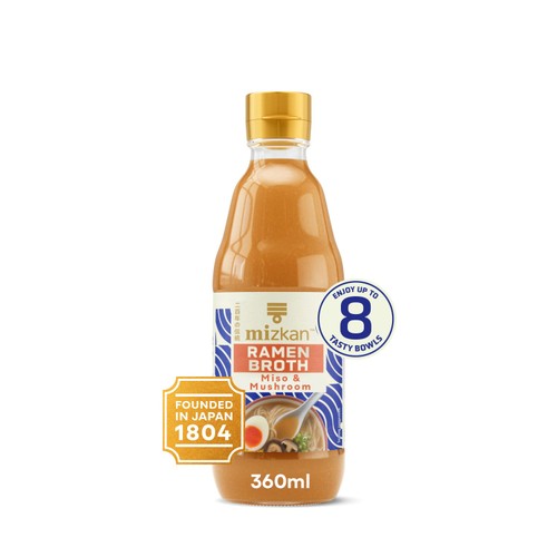 Mizkan Ramen Broth Rich Miso & Maitake Mushrooms 360ml