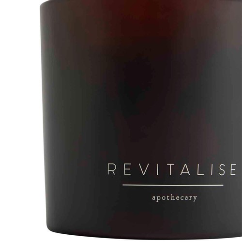 M&S Revitalise 3 Wick Candle, Amber