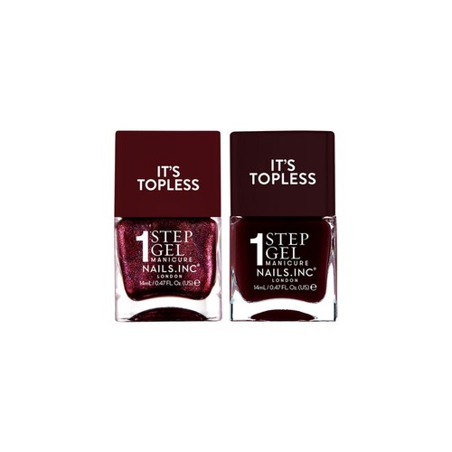 Nails.INC Cherry Noir Nail Polish Duo