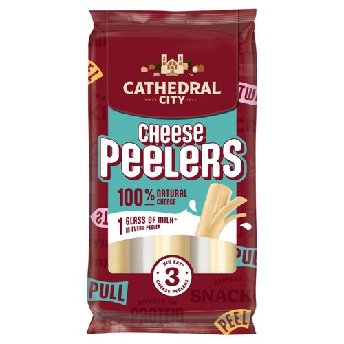 Cathedral City Cheese Peelers 3 Snacks
