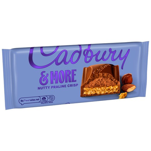 Cadbury Dairy Milk & More Nutty Praline Crisp