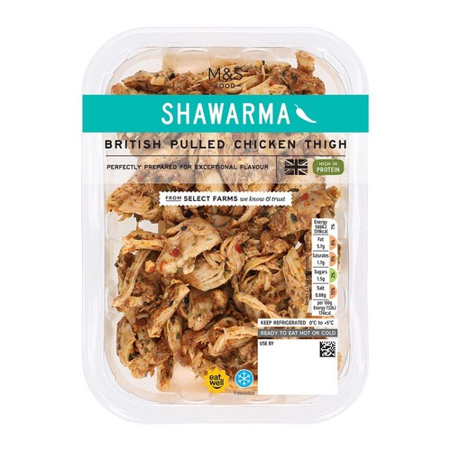 M&S Pulled Shawarma Chicken Thigh