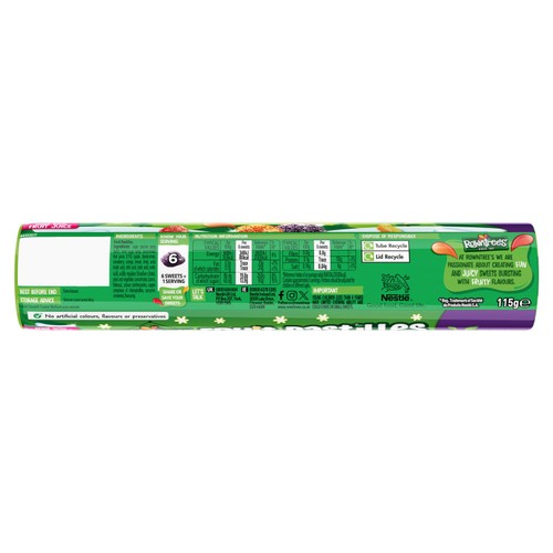 Rowntree's Fruit Pastilles Vegan Friendly Sweets Giant Tube