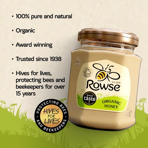 Rowse Organic Set Honey