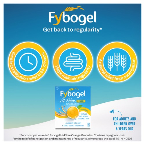 Fybogel Hi Fibre Orange Constipation Relief