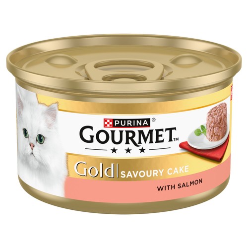 Gourmet Gold Savoury Cake Salmon Wet Cat Food