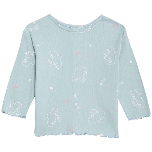M&S Bird Print Tops, 3 Pack, 0-3 Months, Multi
