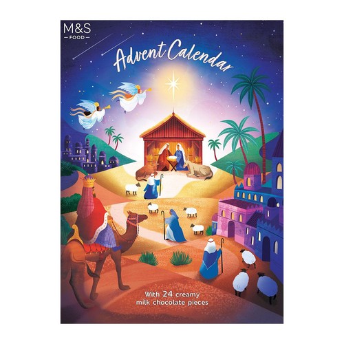 M&S Chocolate Nativity Advent Calendar