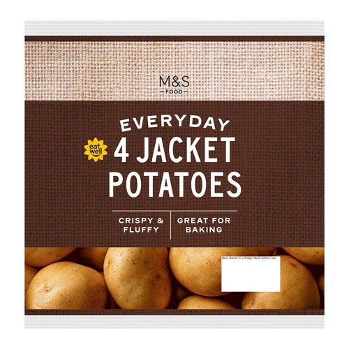 M&S 4 Jacket Potatoes