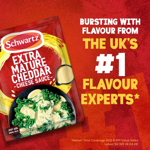 Schwartz Extra Mature Cheddar Cheese Sauce