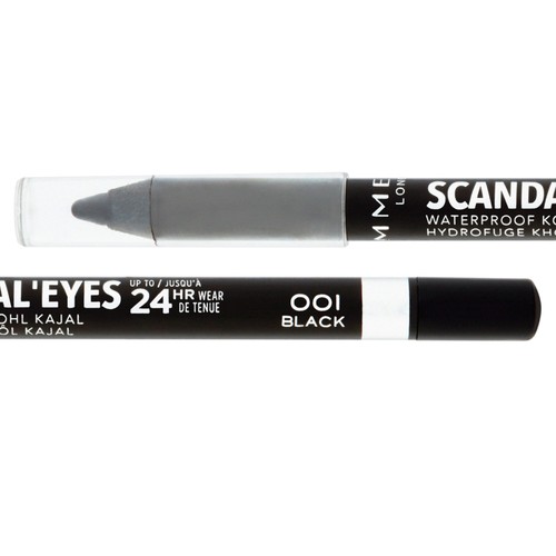 Rimmel Scandaleyes Waterproof Kohl Kajal 001 Black