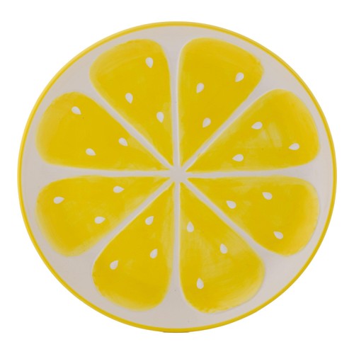 Typhoon World Foods 28cm Lemon Round Platter