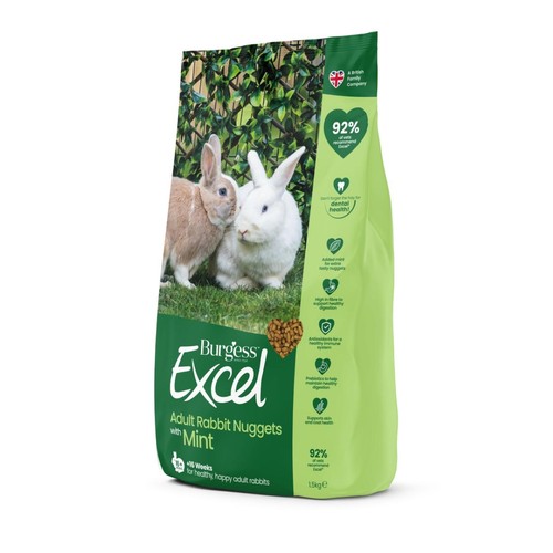 Burgess Excel Adult Rabbit Food with Mint