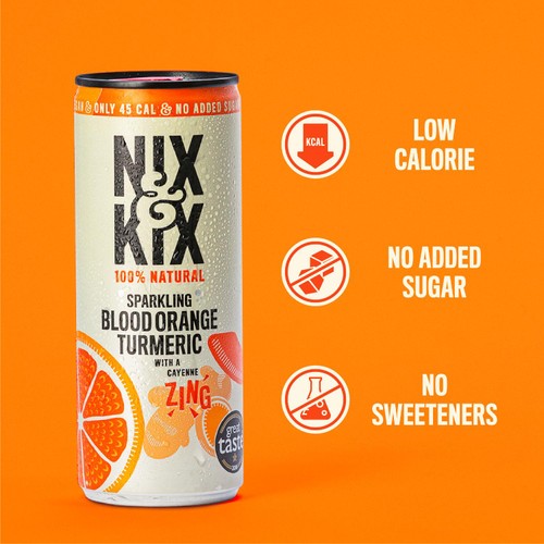 Nix & Kix Blood Orange & Turmeric