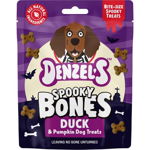 Denzel's Spooky Bones - Duck & Pumpkin Dog Treats
