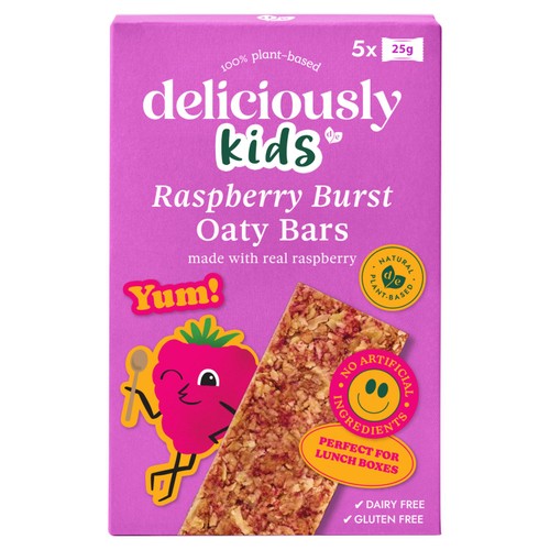 Deliciously Kids Raspberry Burst Oaty Bars