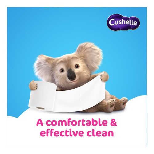 Cushelle Seriously Clean Mega Toilet Rolls, 50% More Sheets