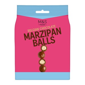 M&S Belgian Chocolate Marzipan Balls