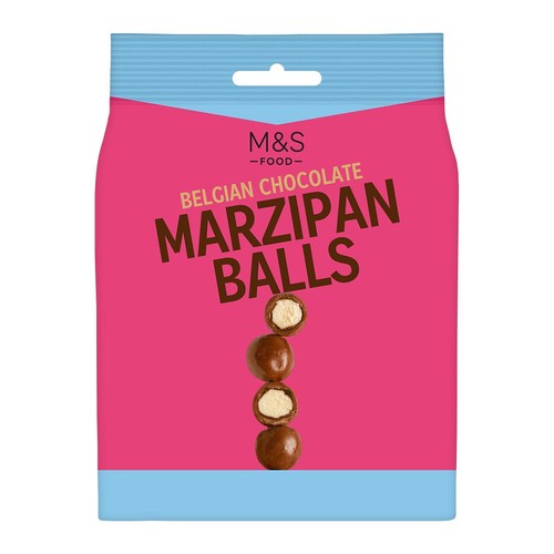 M&S Belgian Chocolate Marzipan Balls