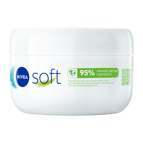 NIVEA Soft Moisturiser Cream for Face Hands & Body