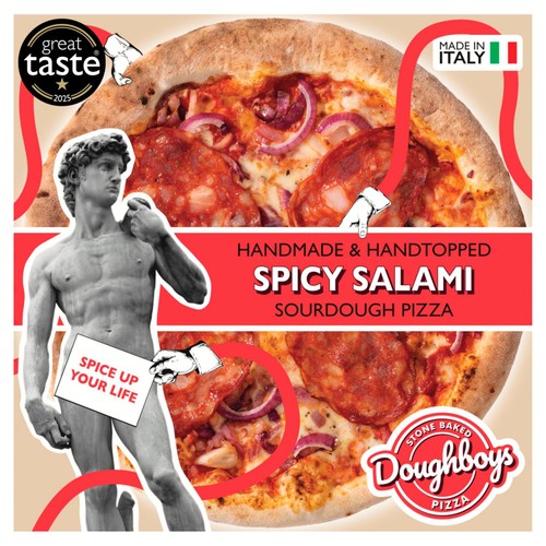 Doughboys Spicy Salami Pizza