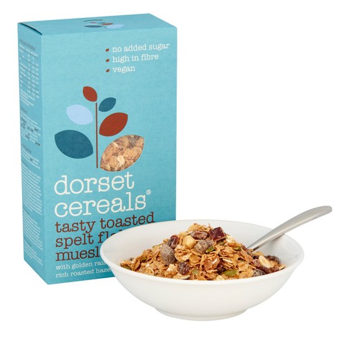 Dorset Cereals Tasty Toasted Spelt Flakes Muesli No Added Sugar Cereal