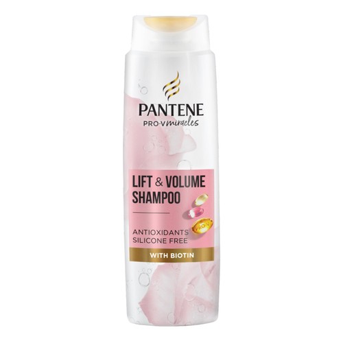 Pantene Lift & Volume Shampoo, Biotin & Rose Water  