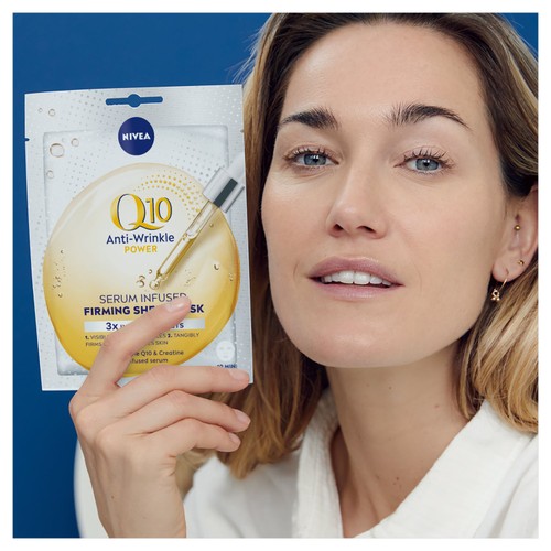 NIVEA Q10 Power Anti-Wrinkle Face Sheet Mask
